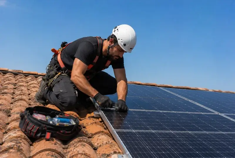 Maintenance et monitoring de panneaux solaires à Sarpourenx
