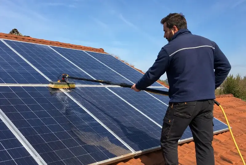 Nettoyage et entretien de panneaux solaires à Sarpourenx